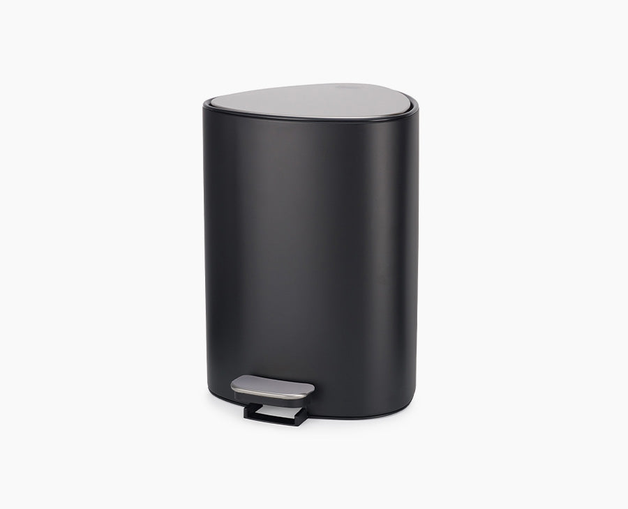 5L Matt Black Bathroom Pedal Bin | Joseph Joseph UK