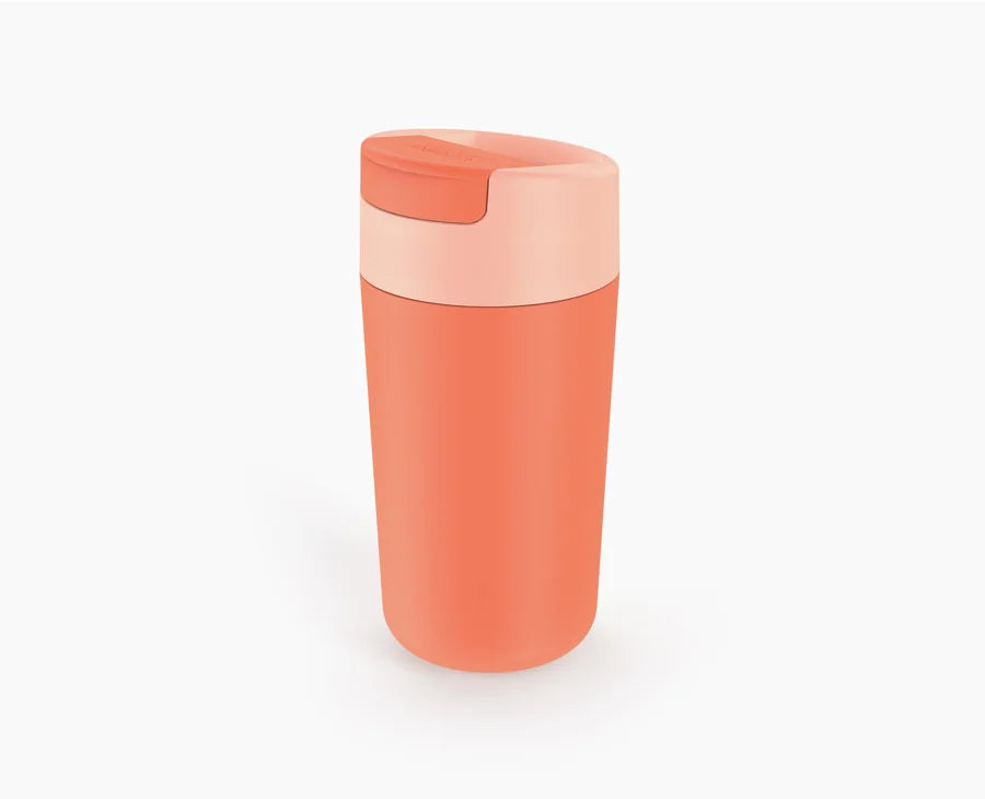 Sipp™ Travel Mug with Hygienic Lid - Coral