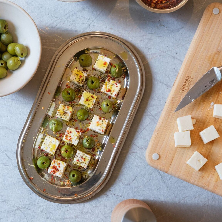 Checkerboard Cheese Platter