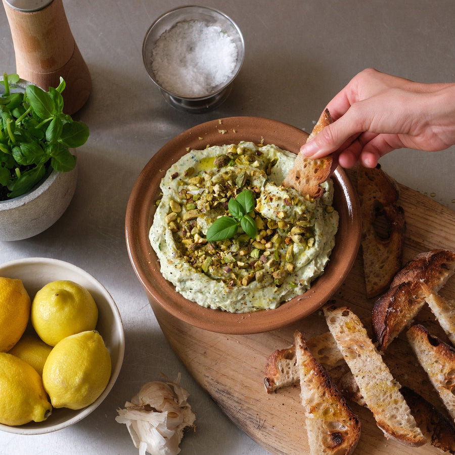 Whipped Ricotta and Pistachio Dip
