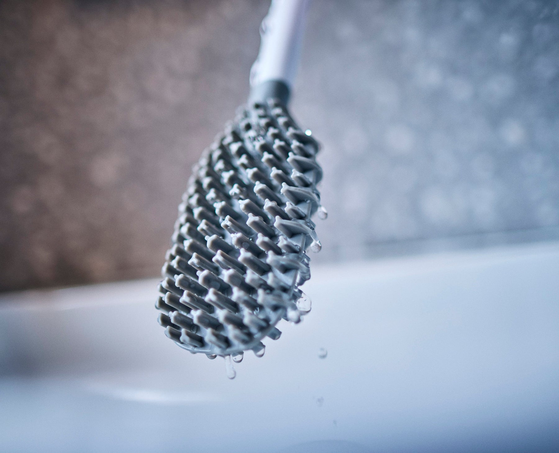 Flex™ TriBlade Pack of 2 Grey Replacement Toilet Brush Heads