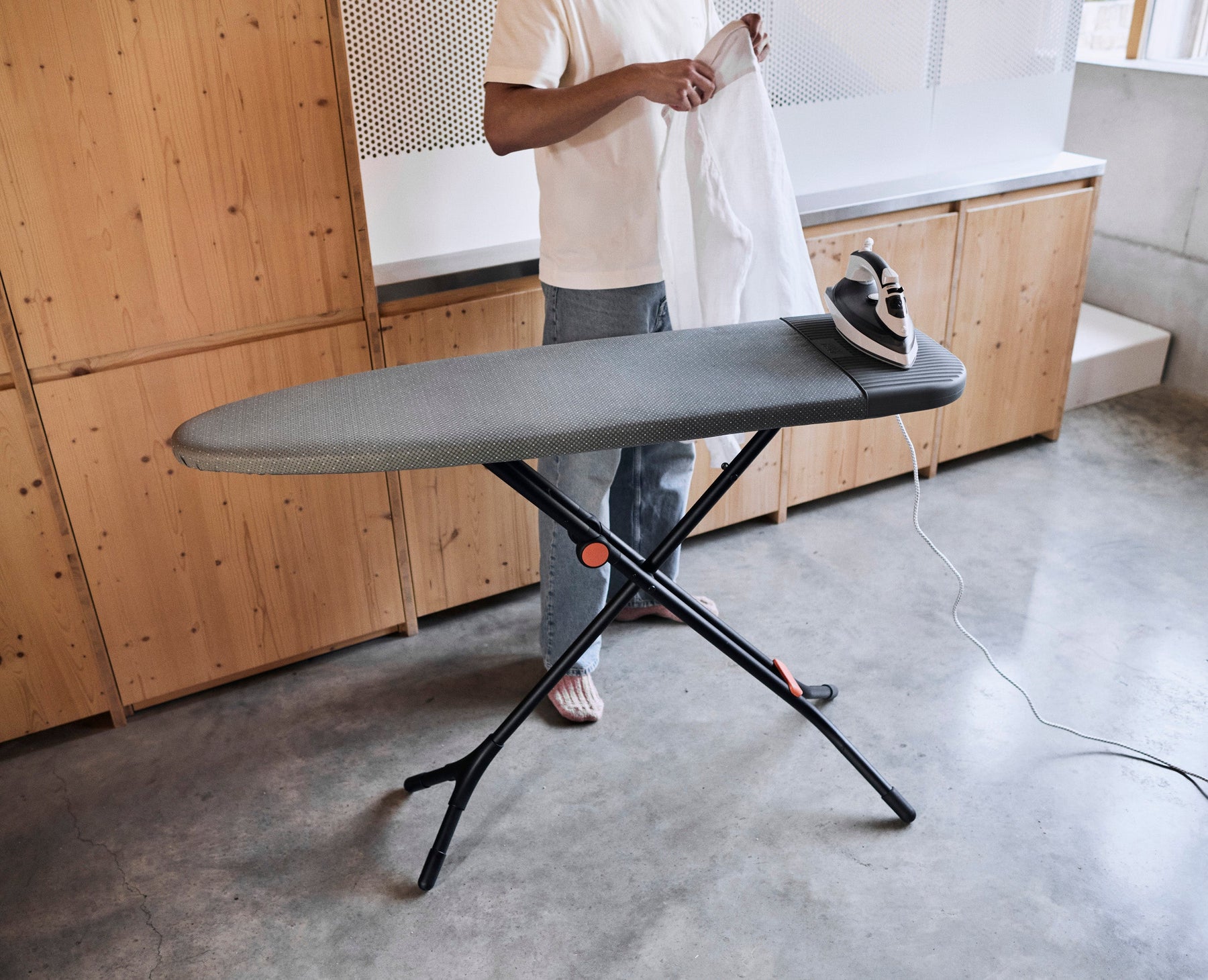 Glide 2 Plus 130cm Forest Grey Easy-store Ironing Board with Advanced Cover