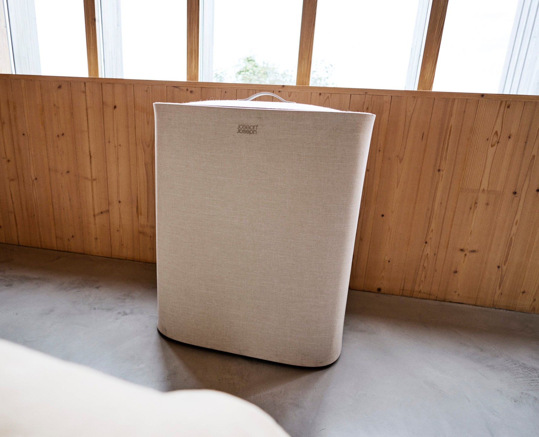 Tota 2 Twin 90L Pale Mushroom Laundry Separation Basket