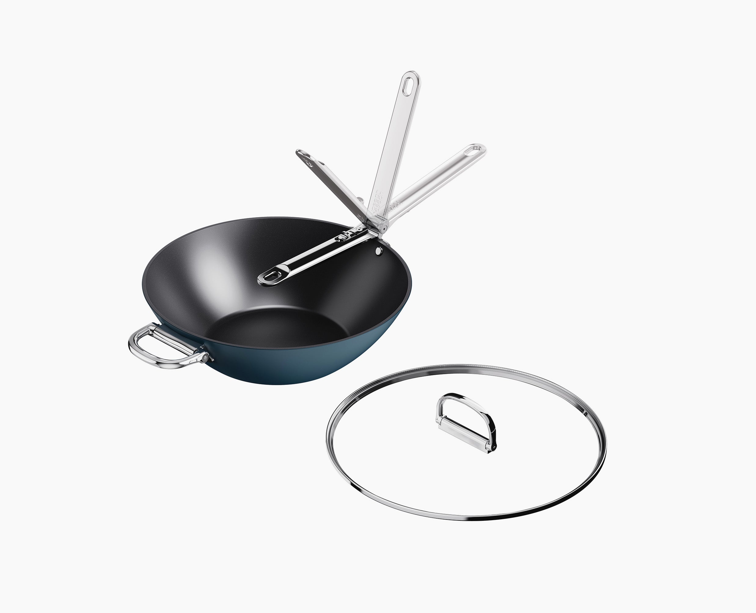 Space Non-Stick 32cm Wok & Lid | Joseph Joseph UK