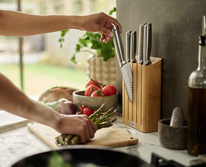 5-Piece Bamboo Knife Block Set | Joseph Joseph UK