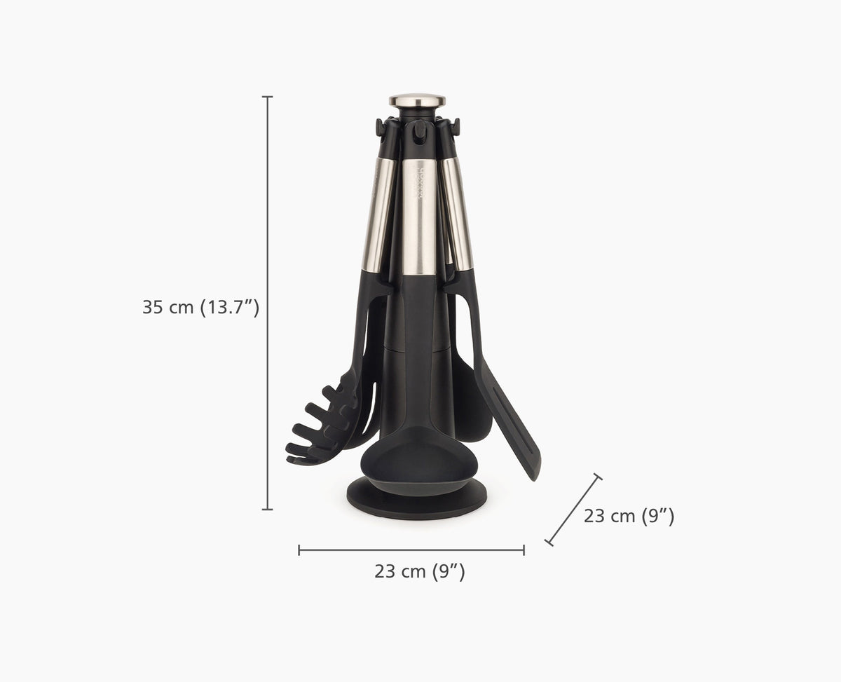 Silicone Utensil Carousel (5-piece) | Joseph Joseph UK