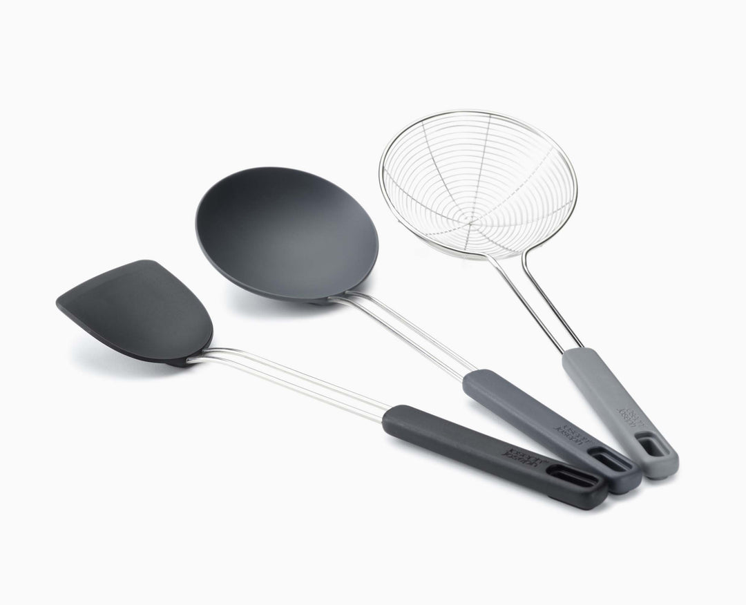 Fusion 3-piece Wok Utensil Set | Joseph Joseph UK