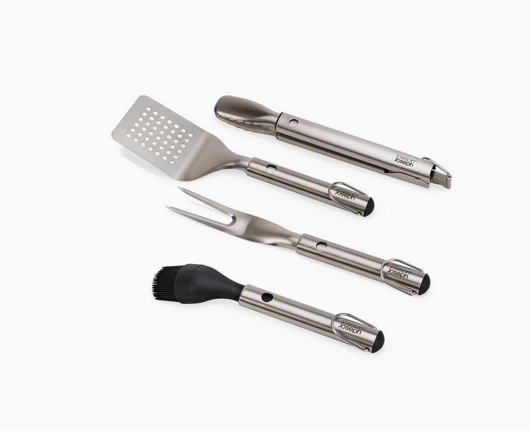 Retractable BBQ Tool Set & Case GrillOut™ | Joseph Joseph UK