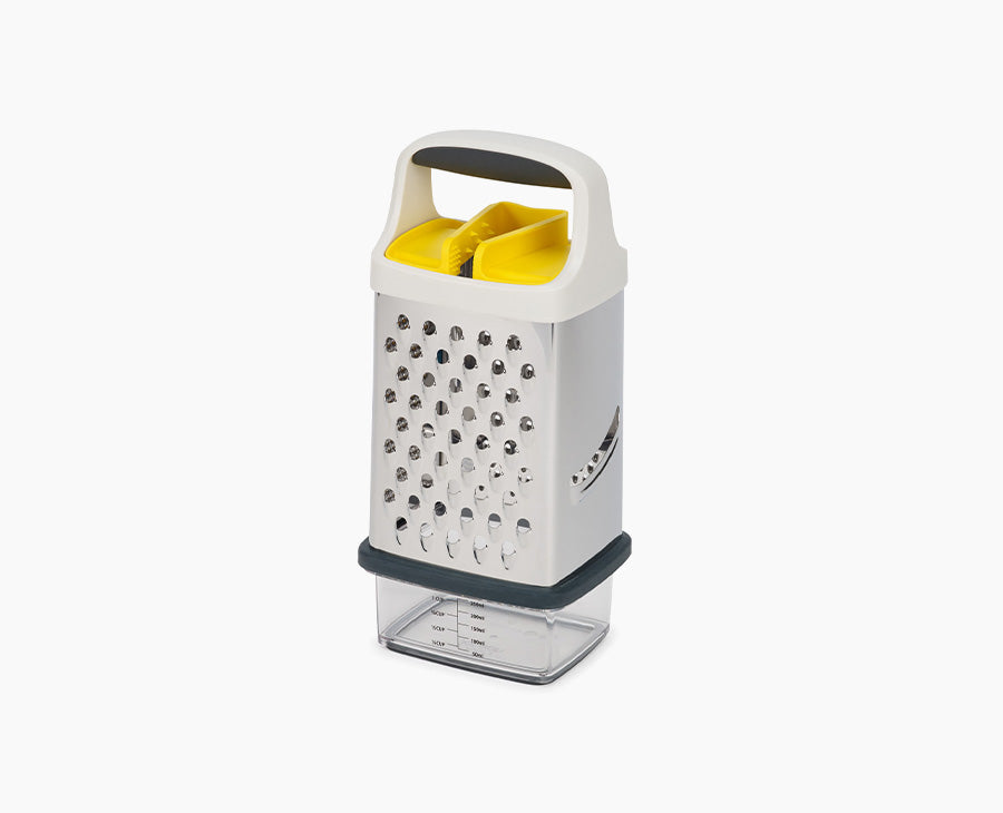 Multi-Grip Box Grater with Precision Food-Grip
