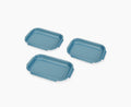 3-piece Nest™ Bake Non-Stick Small Blue Baking Tray Set