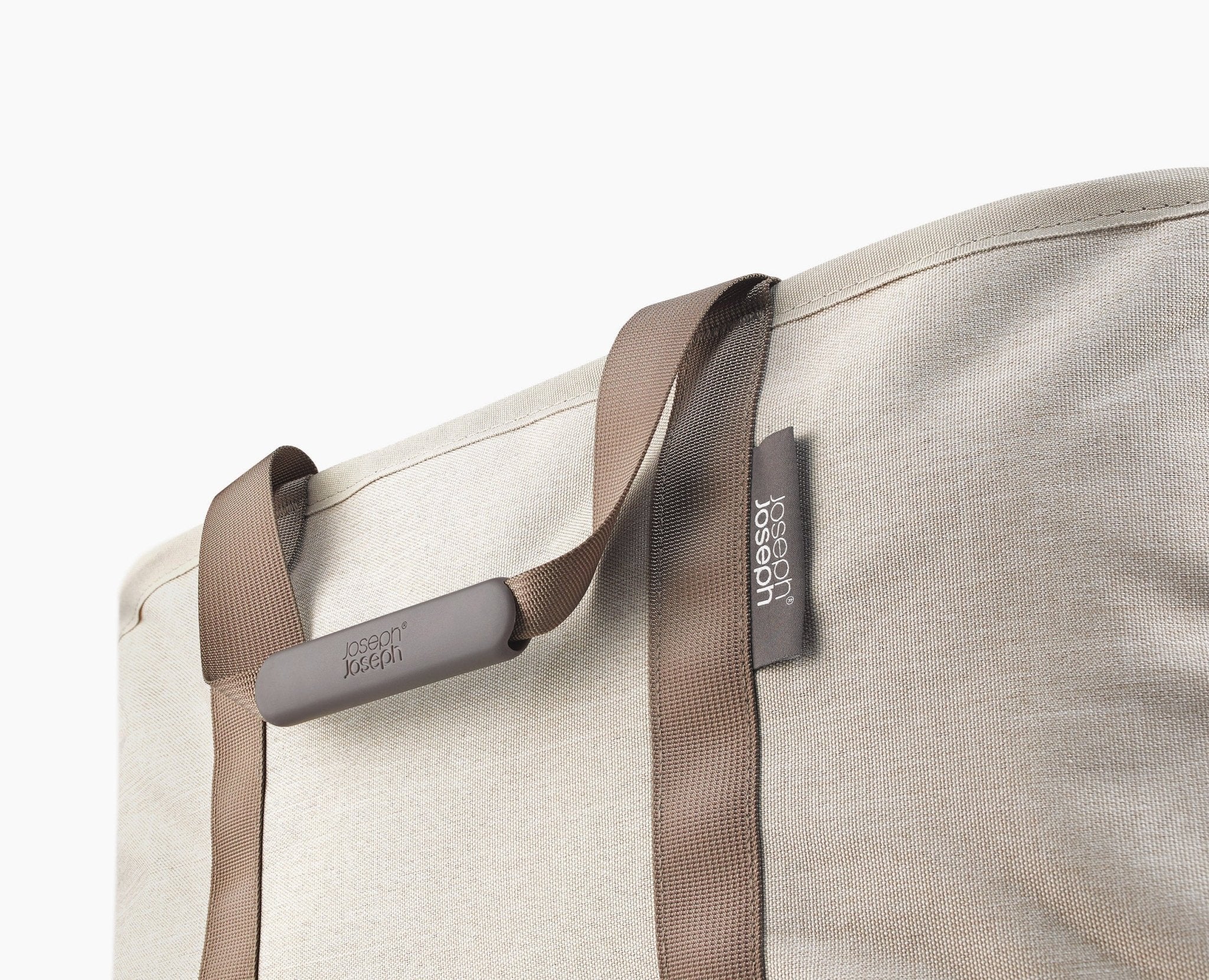 2-piece Ecru Tota 90L &amp; Hold-All Laundry Basket Set