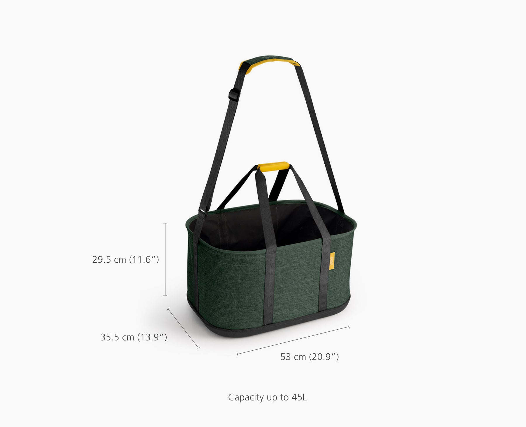 Hold-All™ Outdoor Green Collapsible 45L Laundry Basket