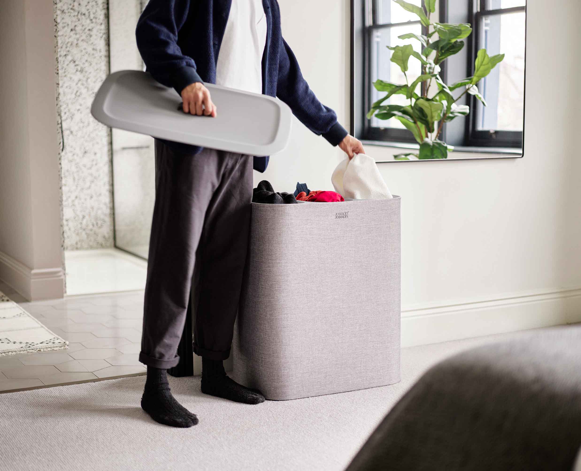 Save Up to 50% in the Joseph Joseph Winter Sale Event 4 Tota Trio 90L Laundry Separation Basket - 50024 - Image 5