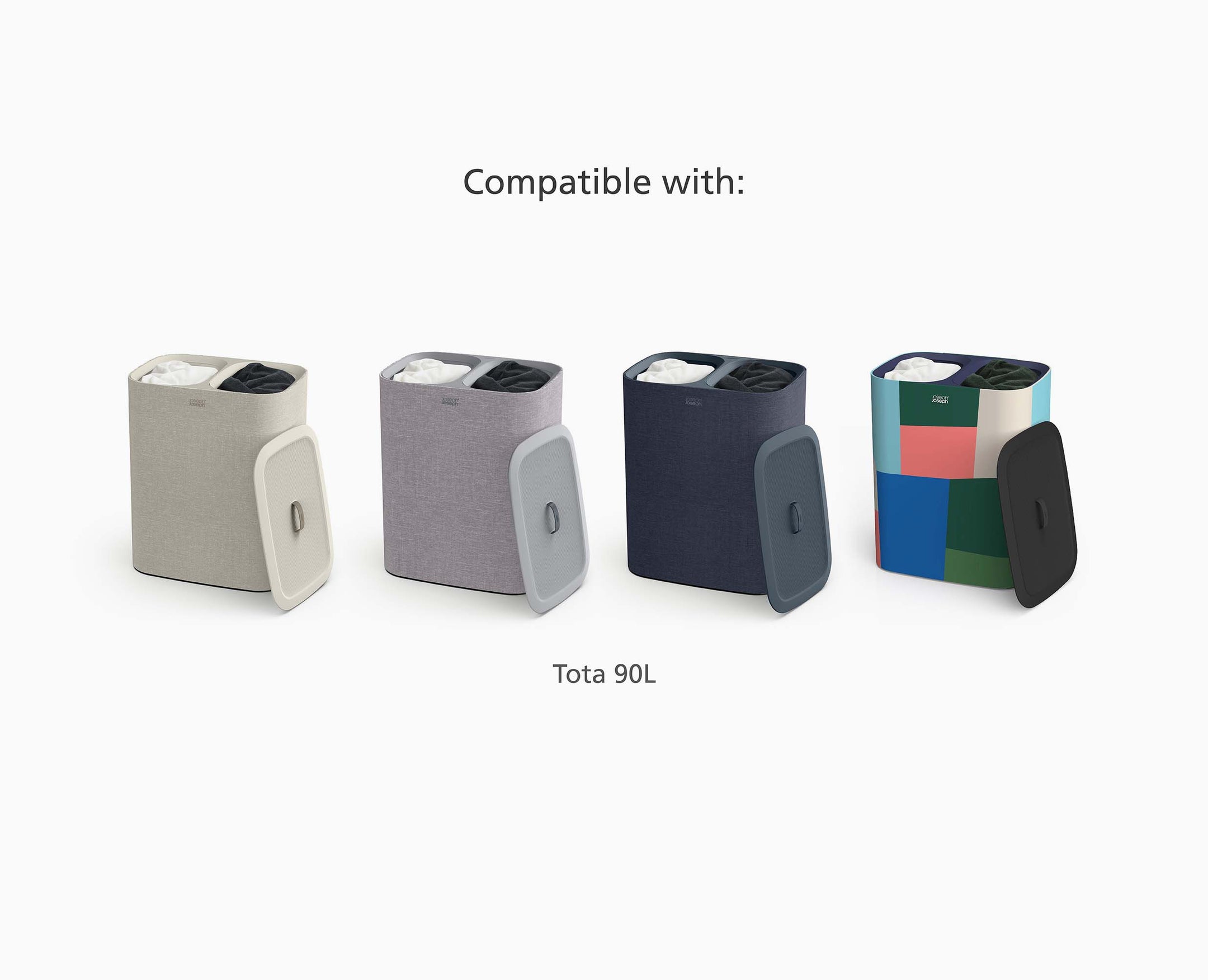 45L Laundry Basket Liner Replacement (Ecru) Joseph Joseph UK