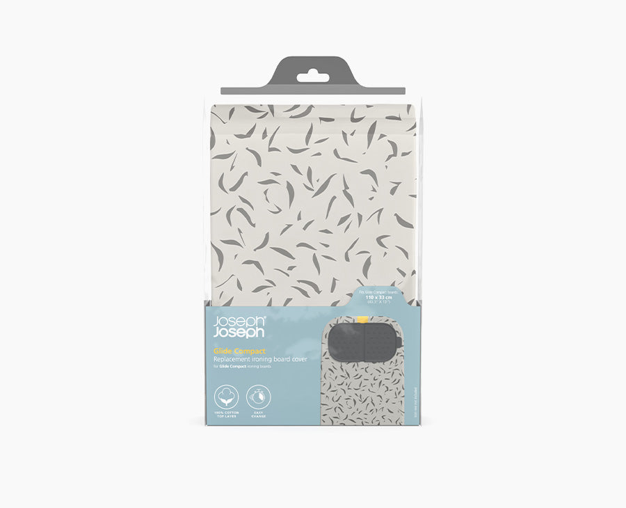 Glide Compact Ecru Ironing Board Cover | Joseph Joseph UK