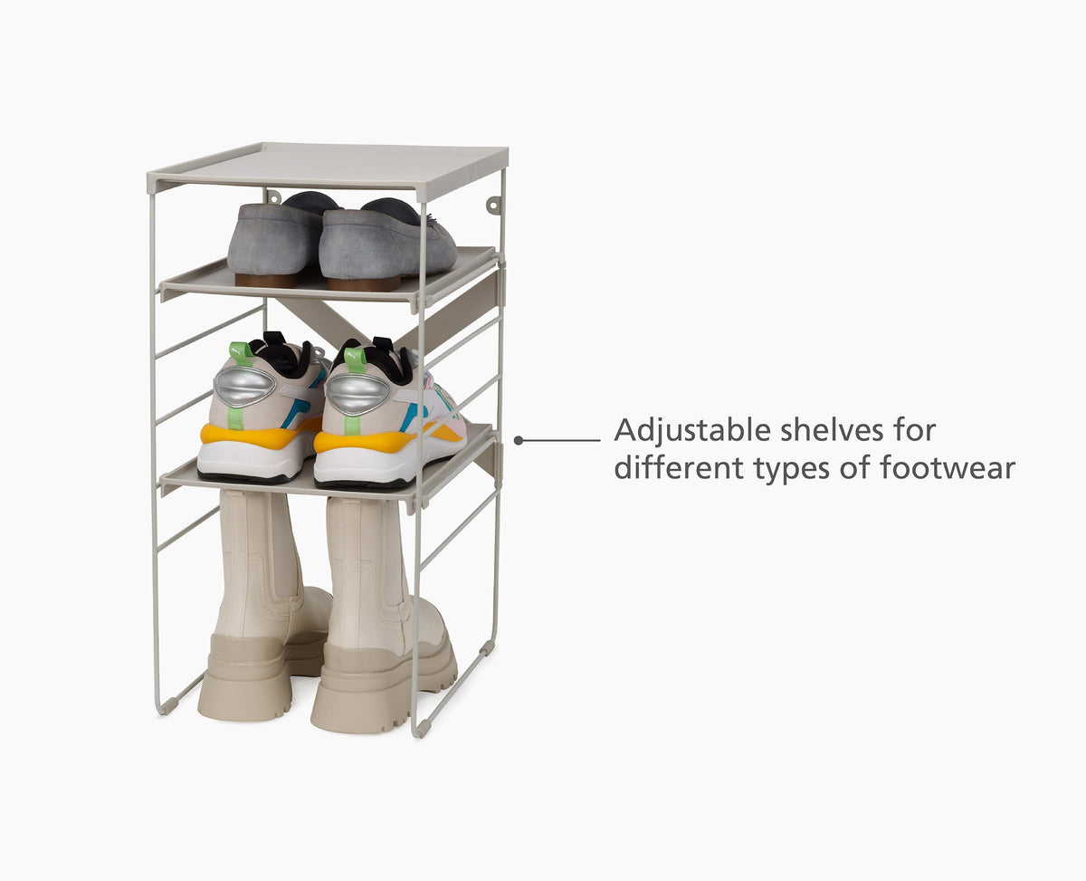 Adjustable Shoe Rack (Fits 4 pairs) | Joseph Joseph UK