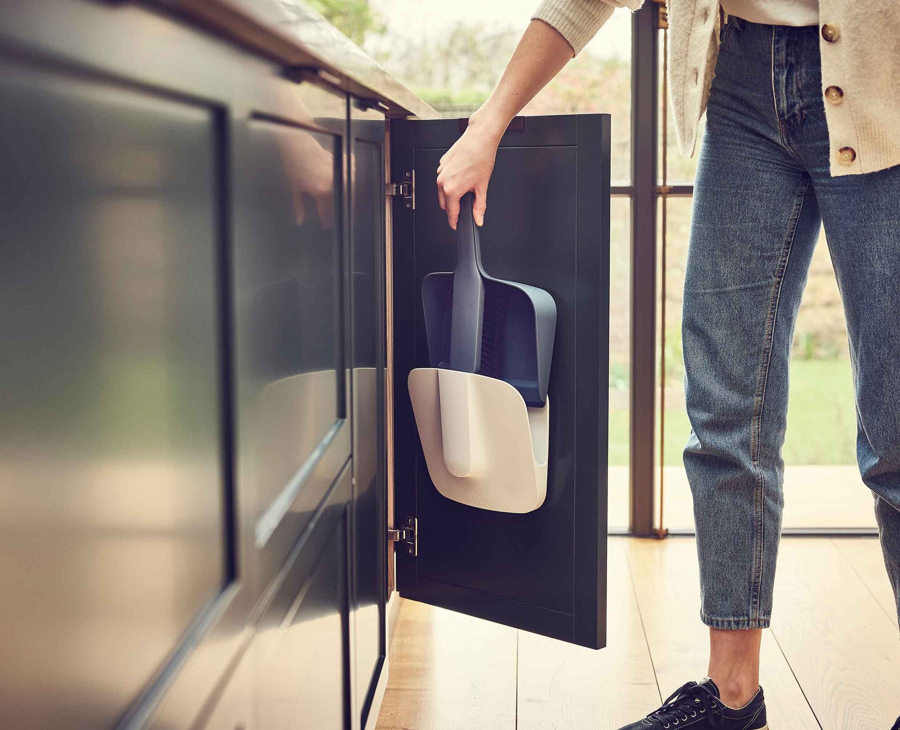 Joseph Joseph Kitchen Products - 10% off Payday offer 1 CleanStore Wall-mounted Dustpan and Brush