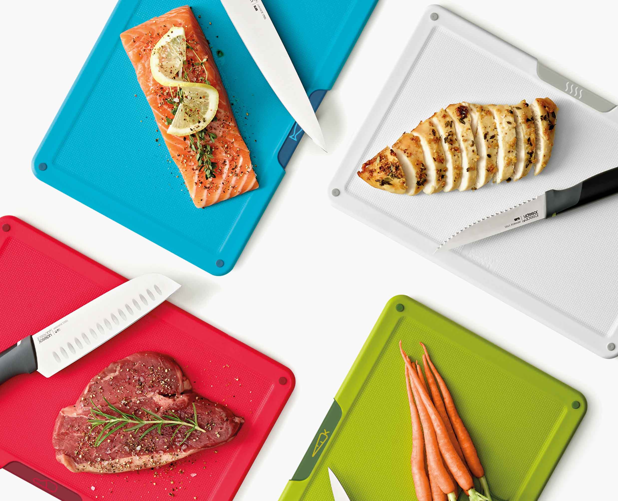 Folio 8piece Knife and Chopping Board Set Joseph Joseph UK