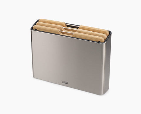 Folio™ Steel Bamboo 3 piece Chopping Board Set