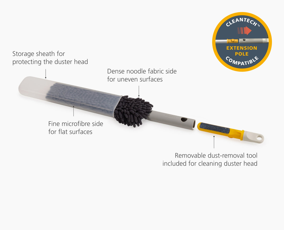 CleanTech™ 3-in-1 Duster with Sheath Cover | Joseph Joseph UK