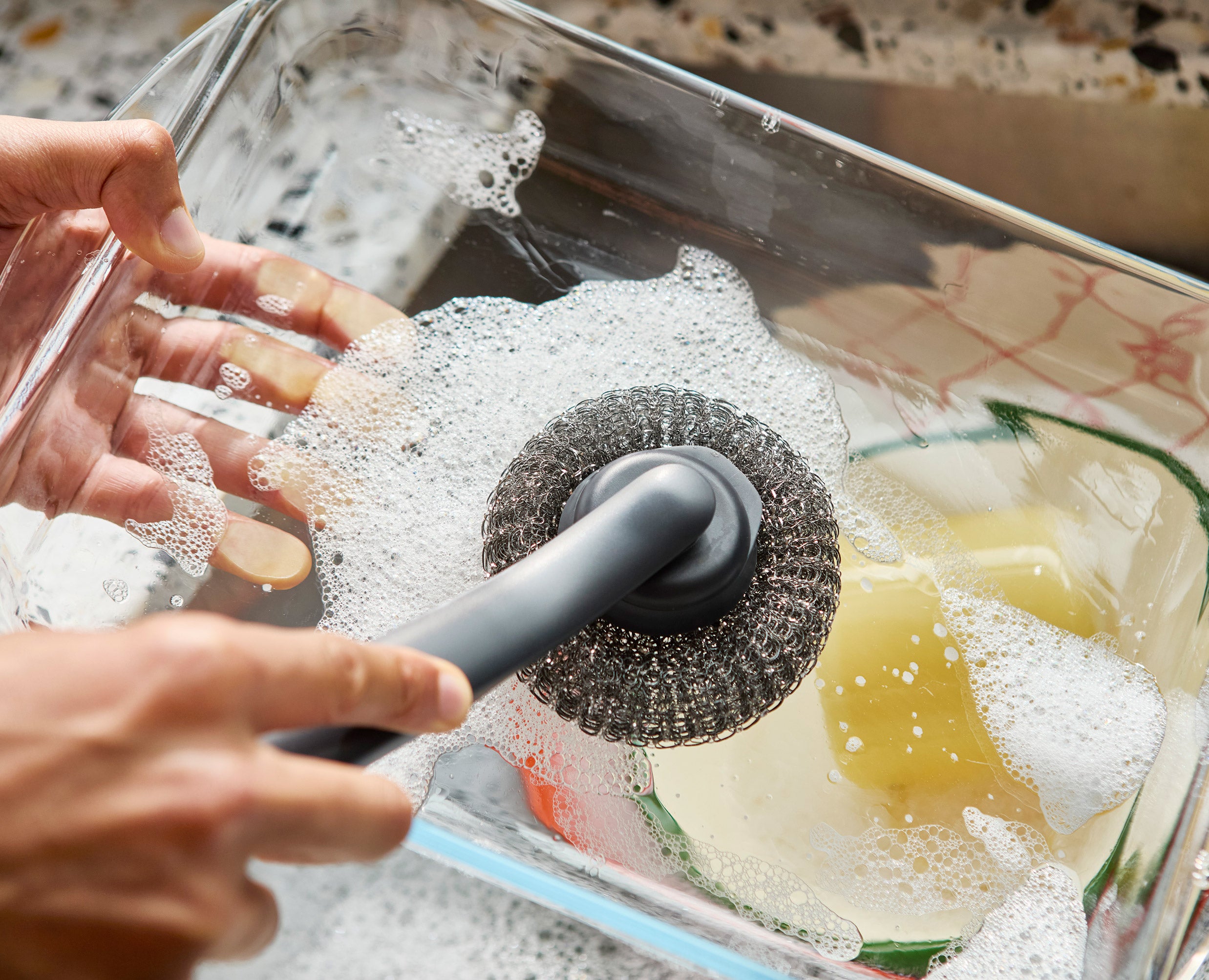 SinkTech™ Washing-Up Brush with Replacement Head &amp; Extra Heads