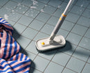 CleanTech™ 2-in-1 Tile Scrubber Tool with Extension Pole