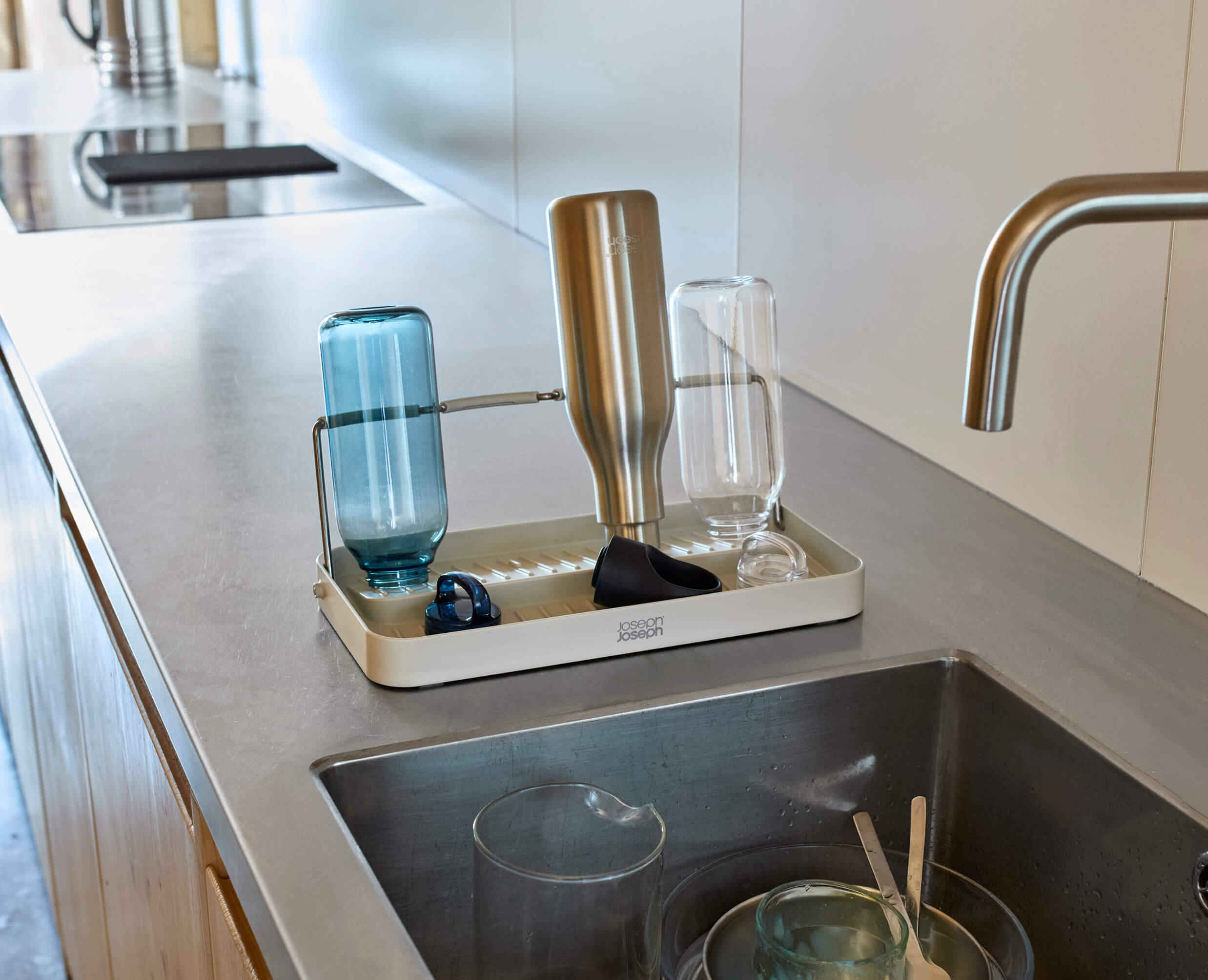 DrySmart™ Folding Bottle Drying Rack