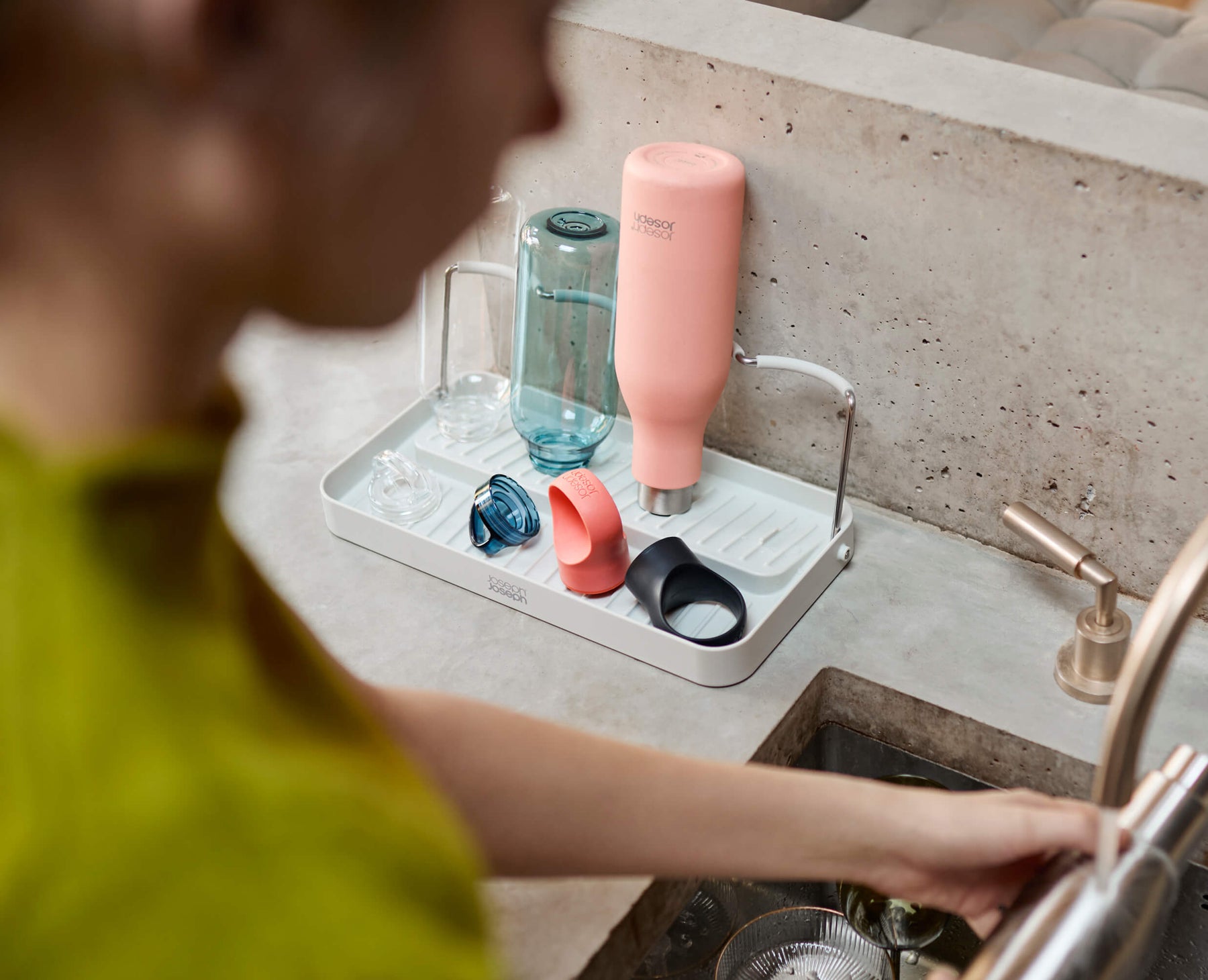 DrySmart™ Folding Bottle Drying Rack