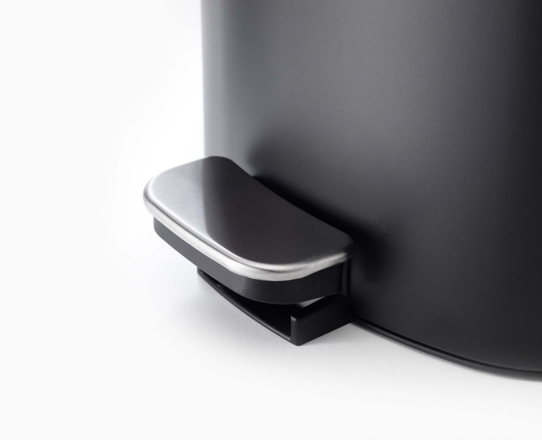 5L Matt Black Bathroom Pedal Bin | Joseph Joseph UK