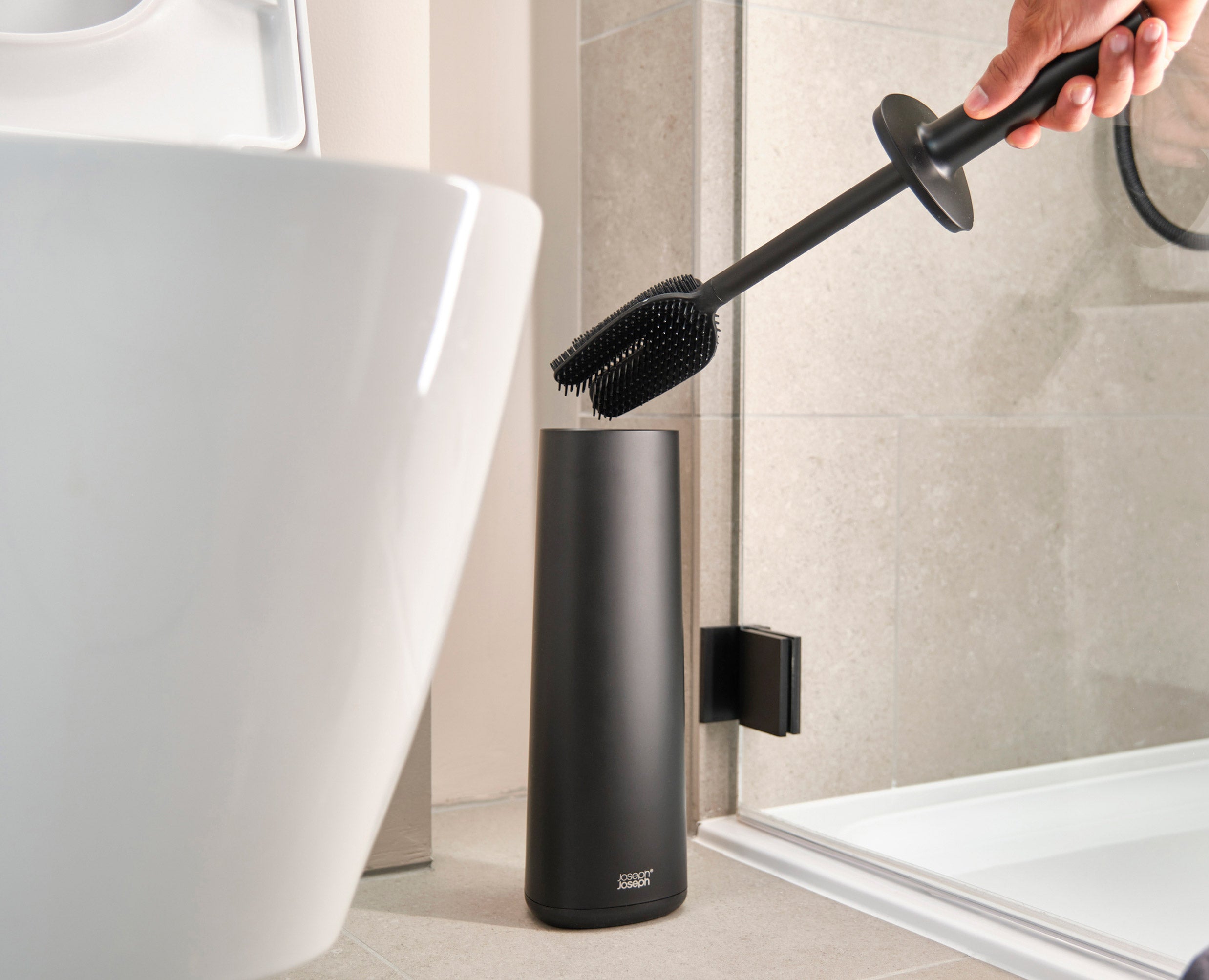 Flex™ 360 Matt Black Toilet Brush - 2 pack