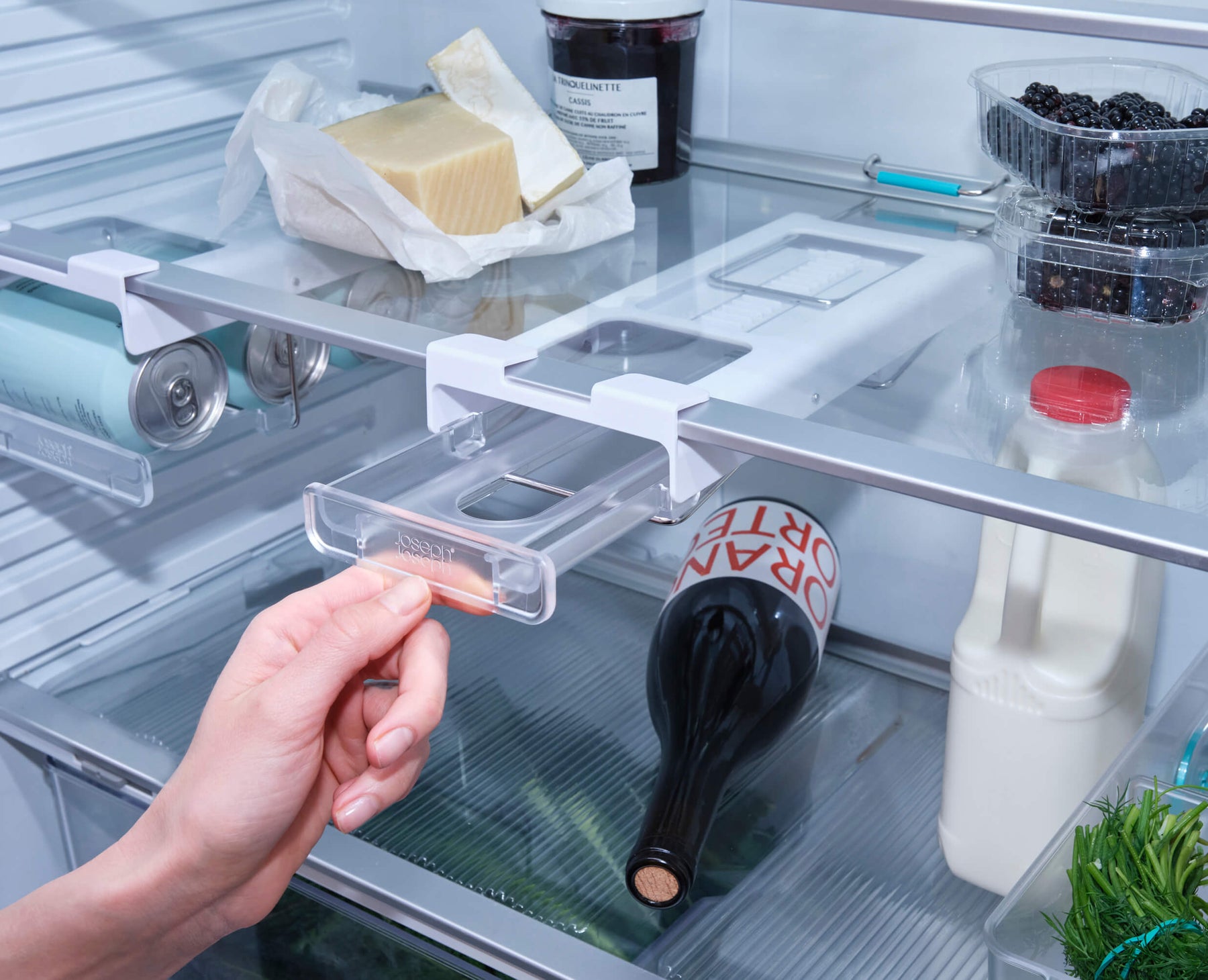 FridgeStore™ Under-Shelf Bottle Holder - 2 Pack