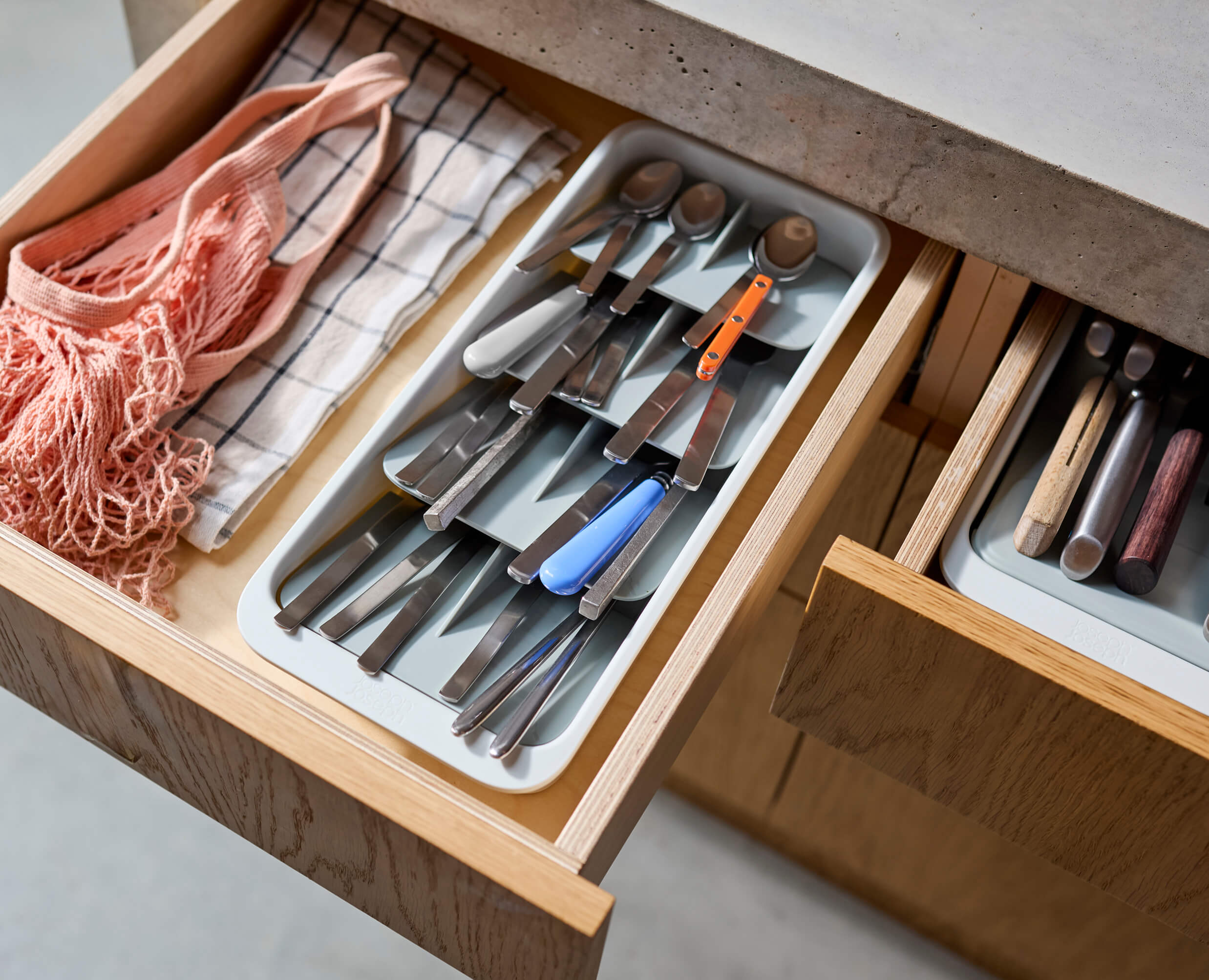 DrawerStore™ Large Tiered Cutlery Organiser
