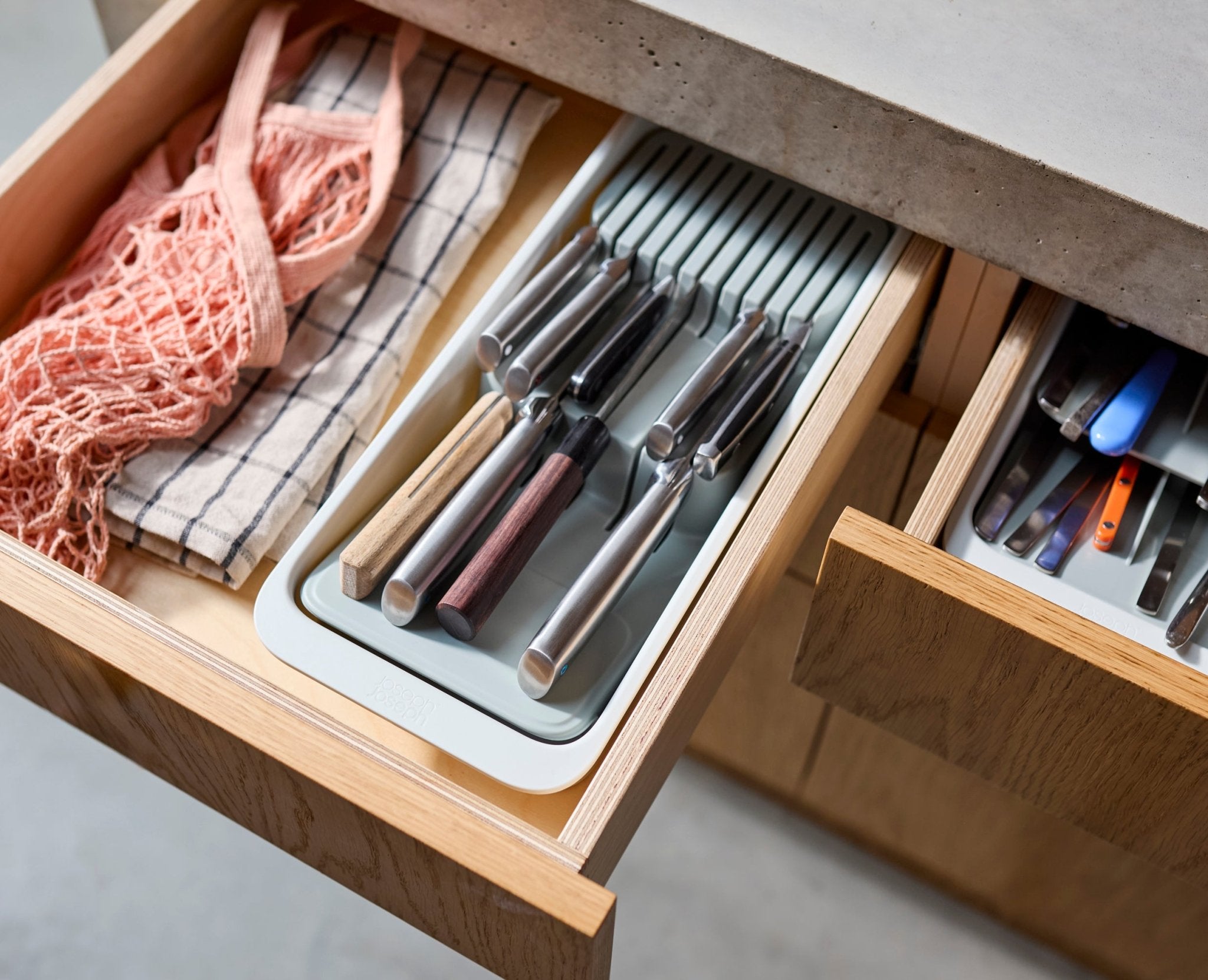 DrawerStore™ 2-Tier Compact Knife Organiser