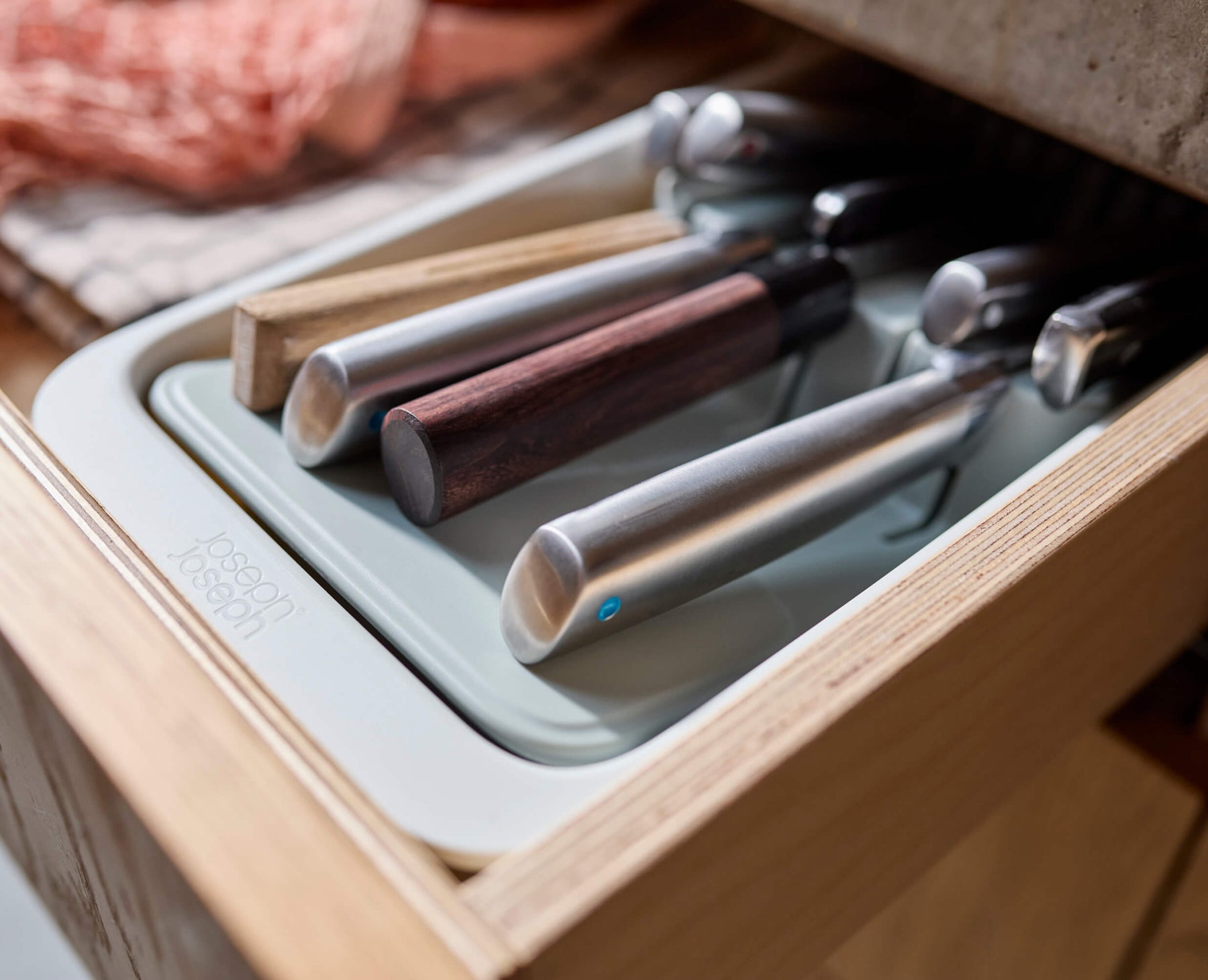 DrawerStore™ 2-Tier Compact Knife Organiser