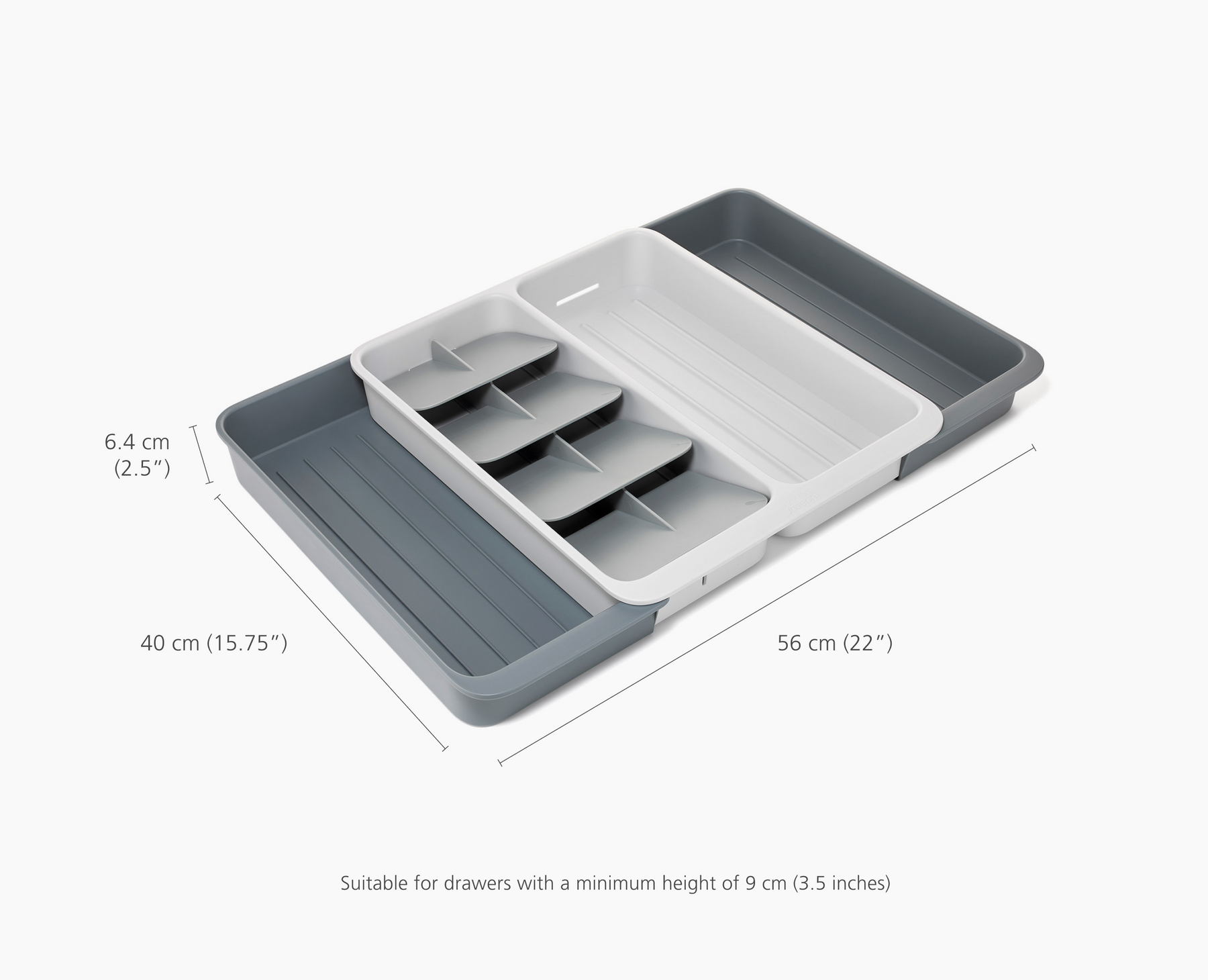 DrawerStore™ Expanding Tiered Cutlery, Utensil &amp; Gadget Organiser