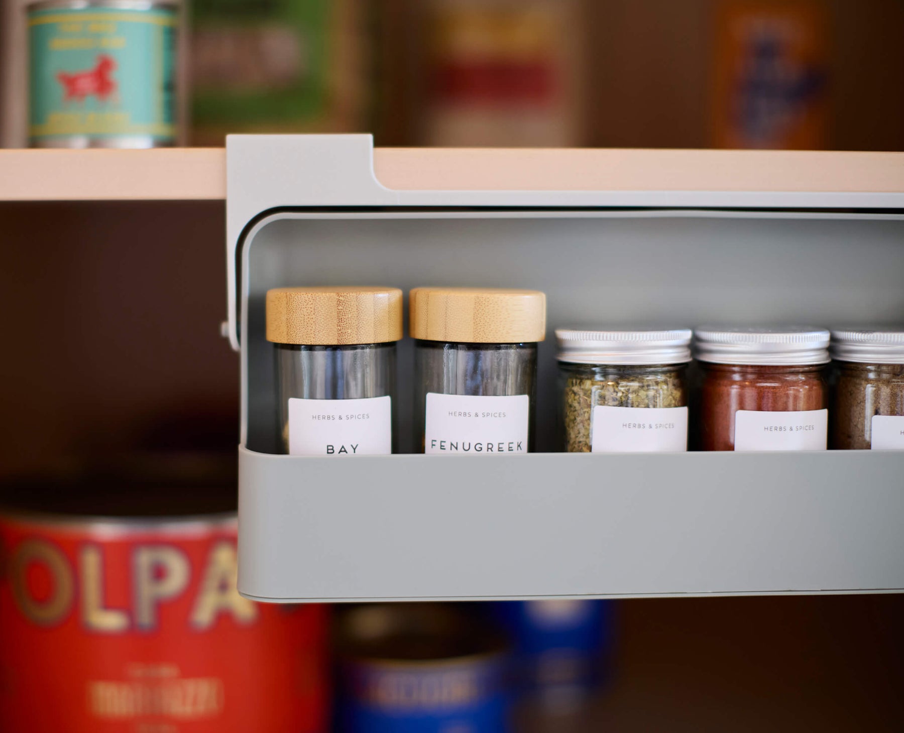 Recycled Under-shelf Spice Rack Joseph Joseph UK