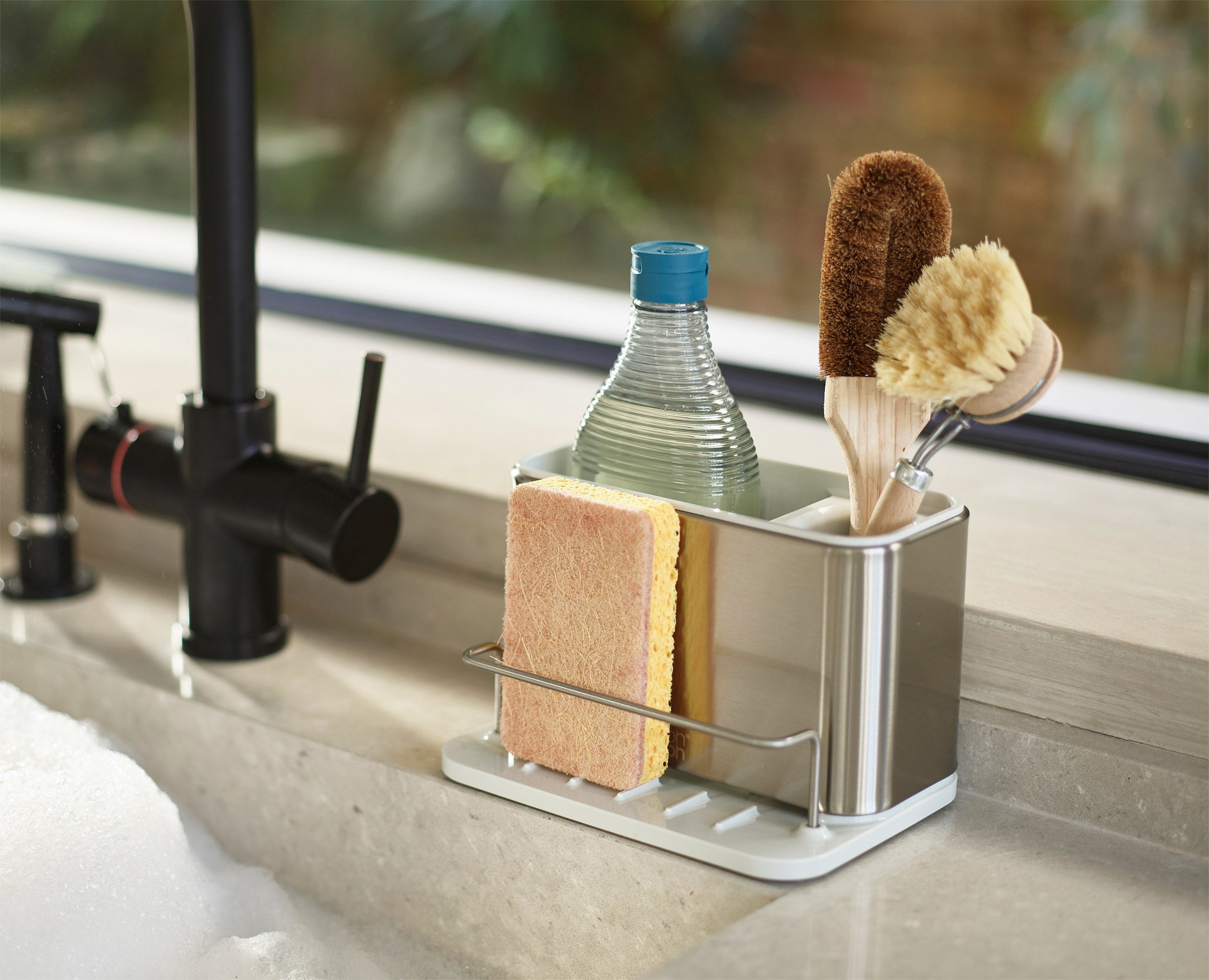 2-piece Stone Drainer &amp; Sink Organisation Set