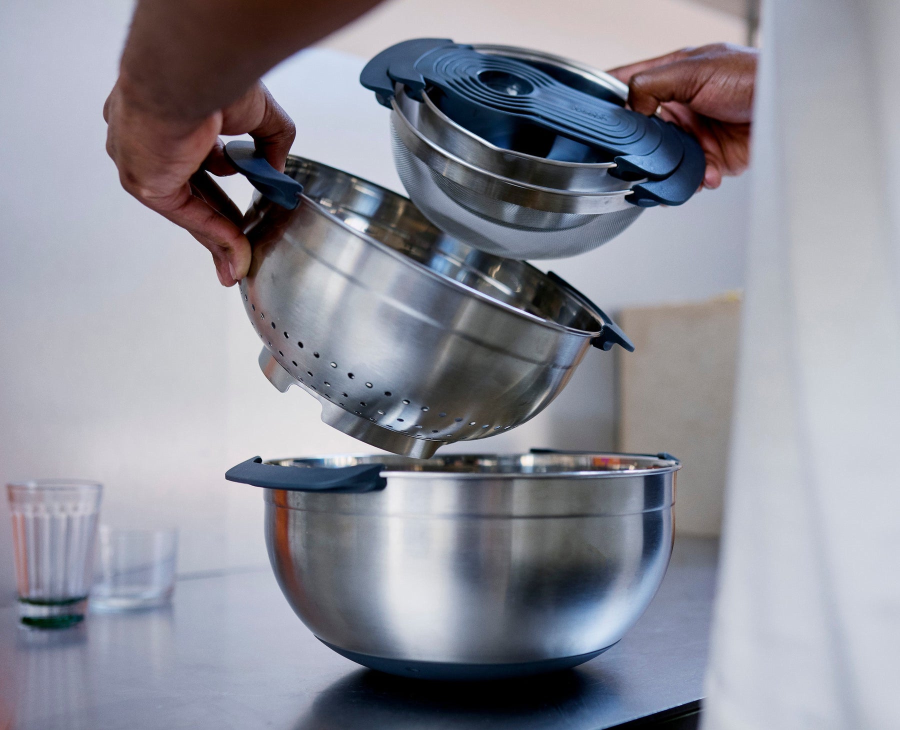 Nest™ 9 Stainless-steel Food Preparation Set