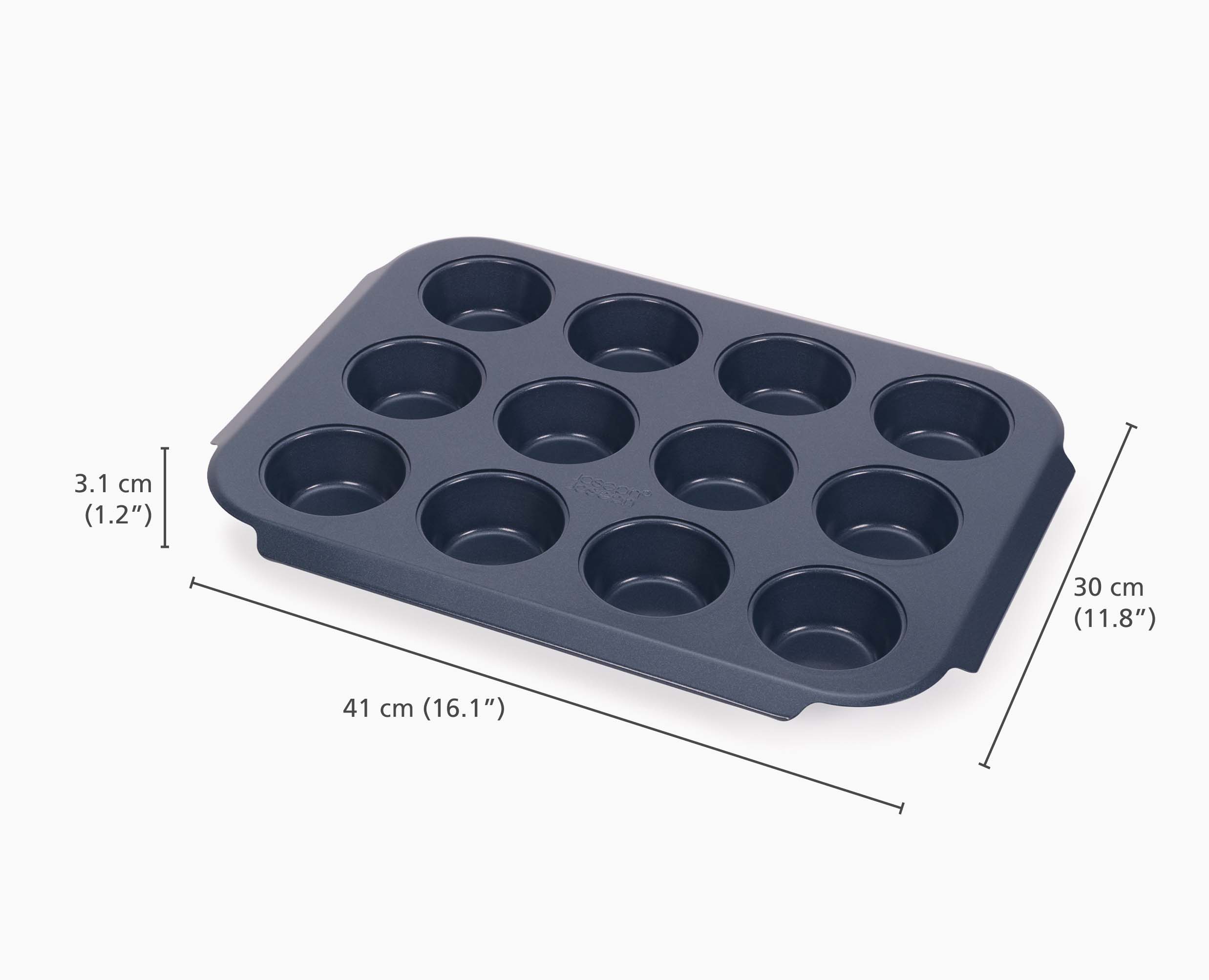 Nest™ Bake Blue 12 Hole Muffin Tray Joseph Joseph UK