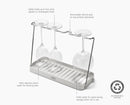 DrySmart™ Folding Wine Glass Drying Rack