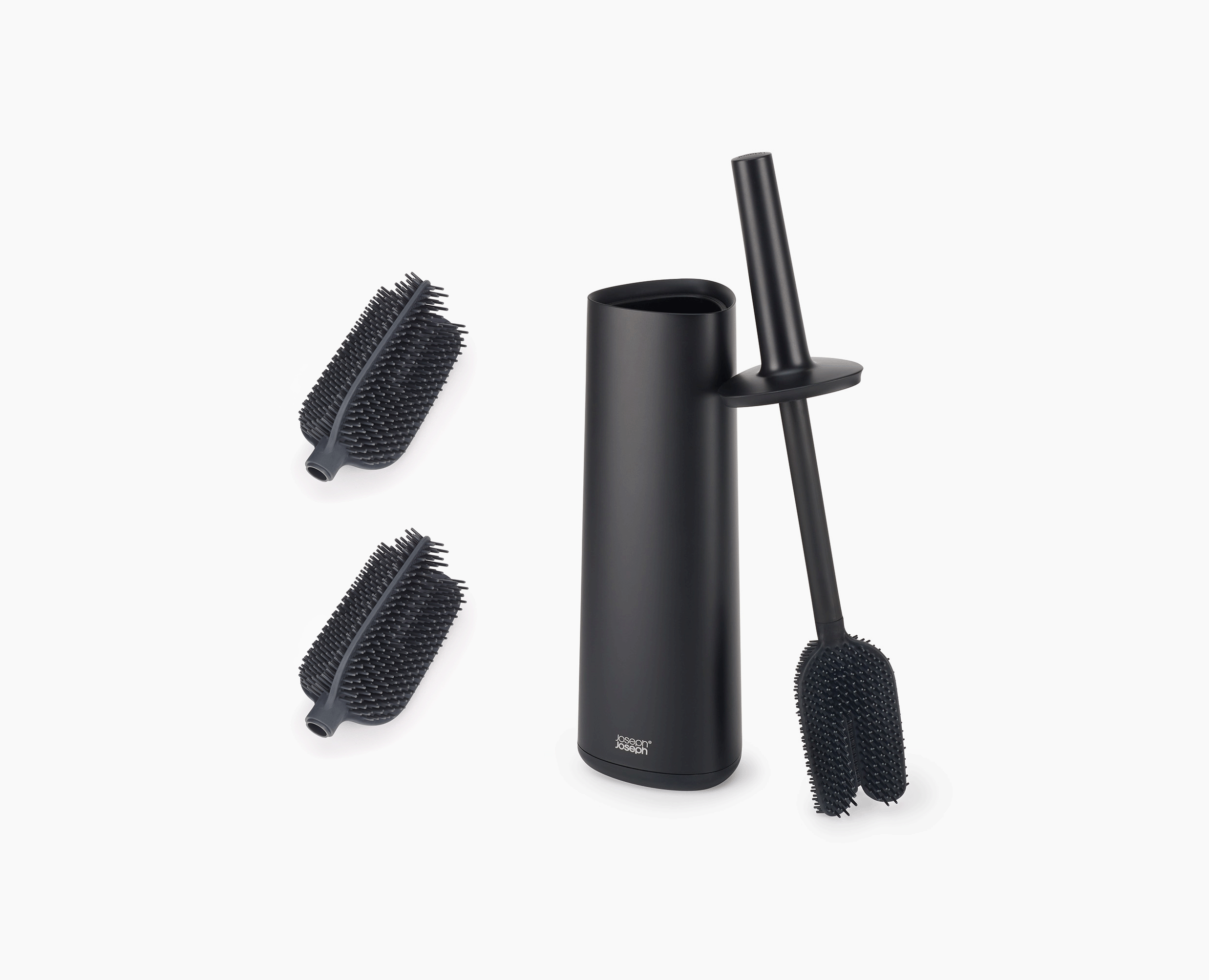 Flex™ 360 Matt Black Toilet Brush Starter Set