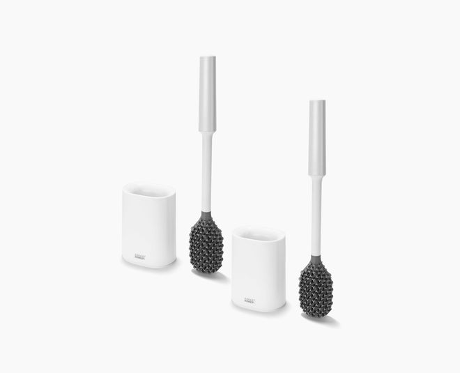 Flex™ TriBlade Lite Pack of 2 White Toilet Brushes
