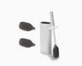 Flex™ TriBlade White Toilet Brush Starter Set