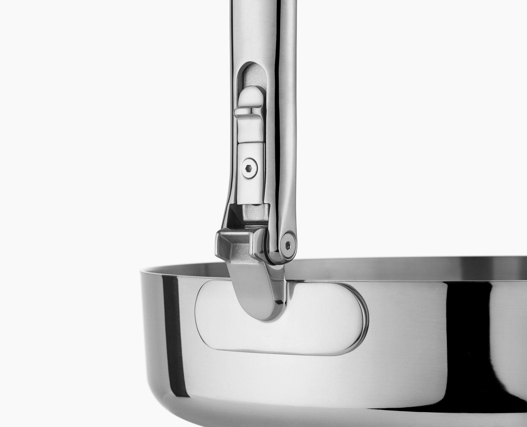 Space Steel Folding Handle 28cm Saute Pan &amp; Lid