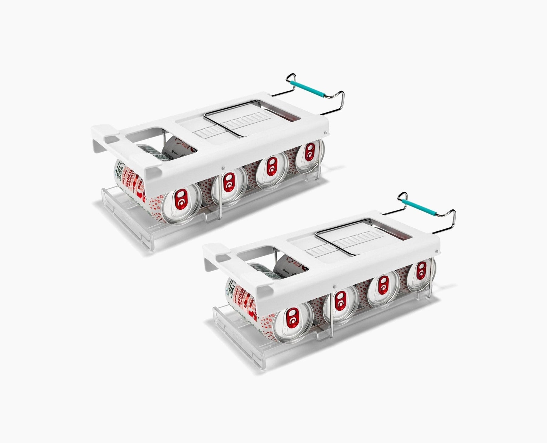 FridgeStore™ Pack of 2 Under-Shelf Can Dispensers