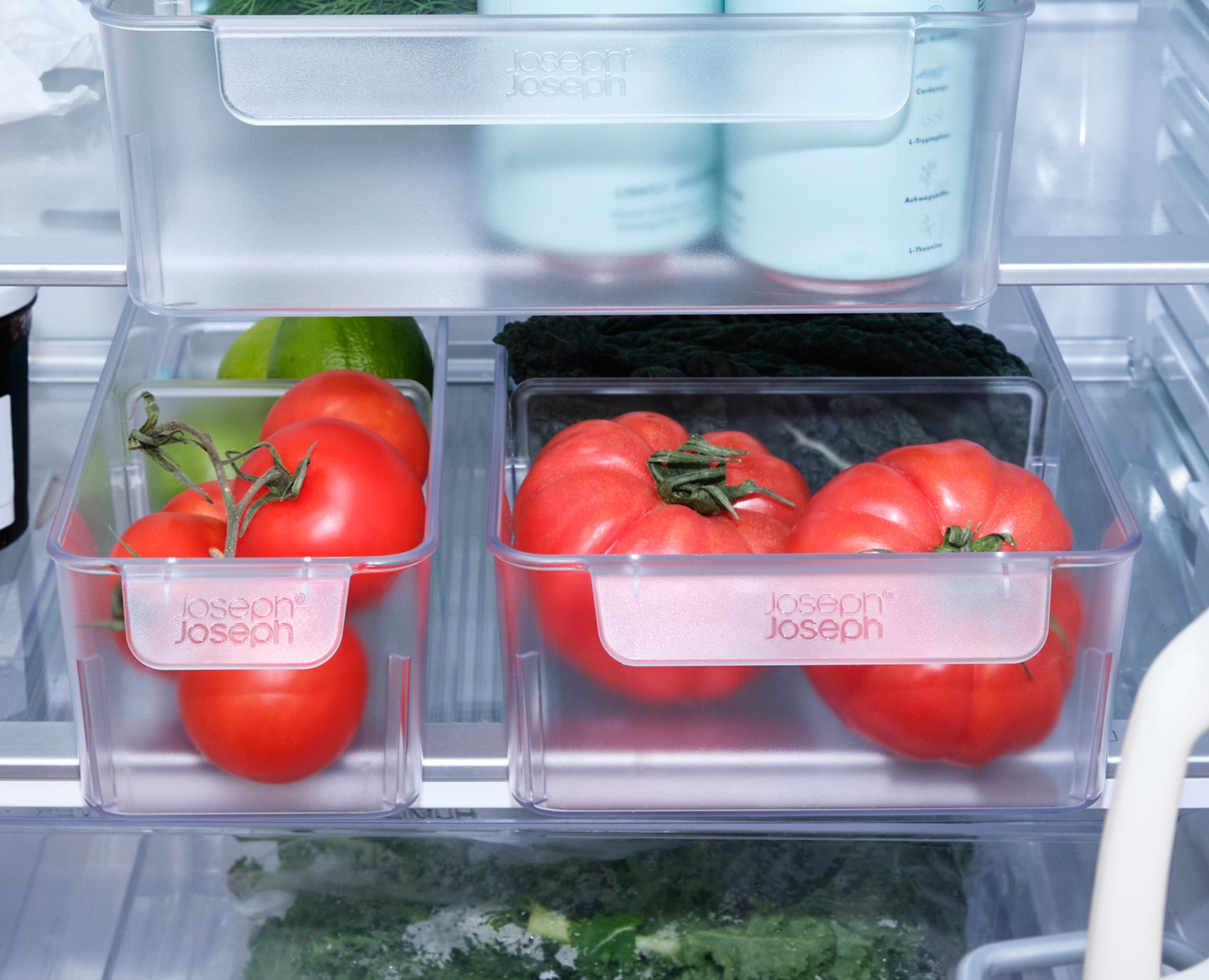 2-piece FridgeStore™ Clear Storage Bin Set