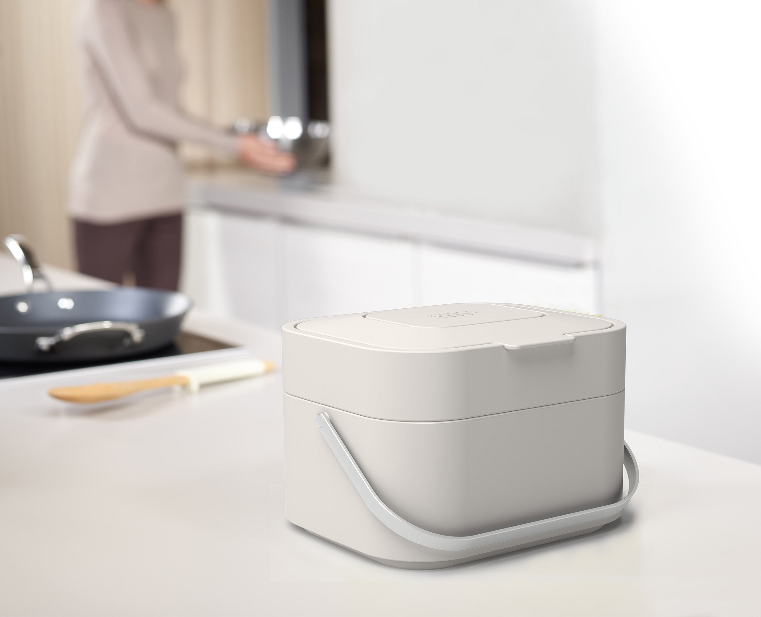 Stack 4L Stone Food Waste Caddy Starter Set