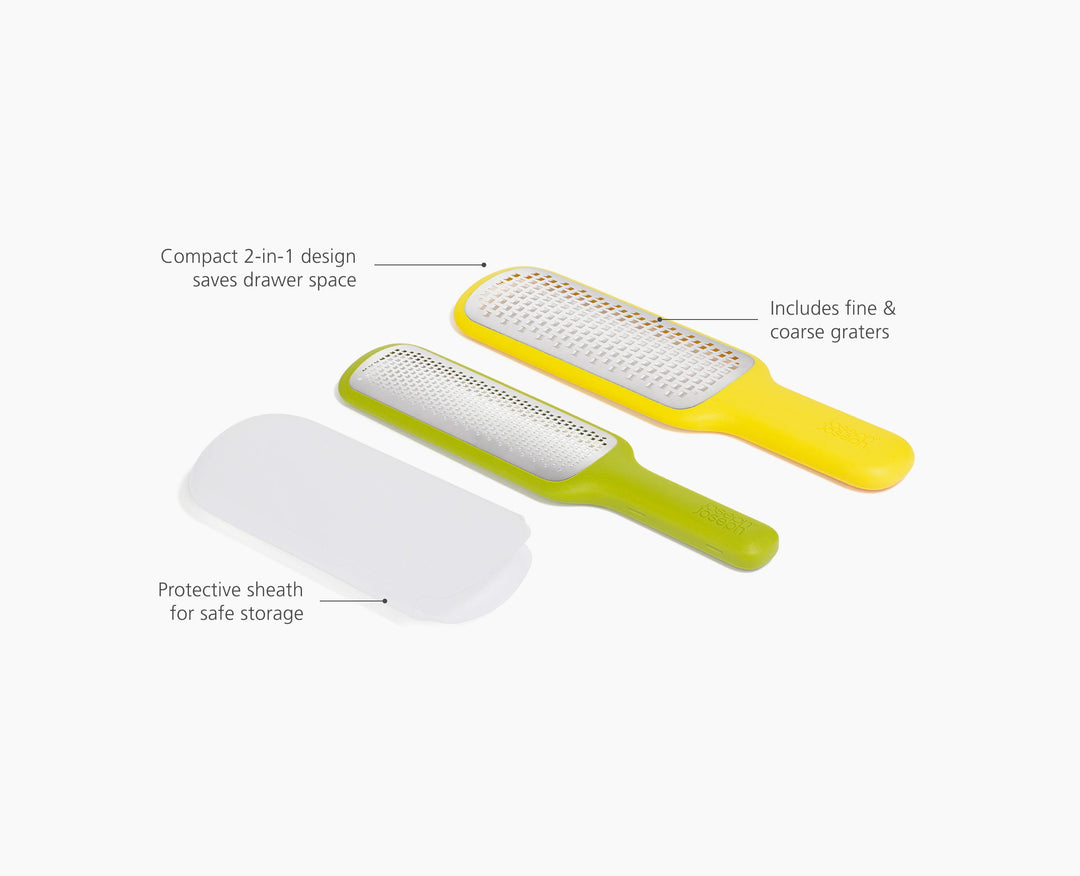 Nest™ Paddle Grater and Paddle Zester Set | Joseph Joseph UK