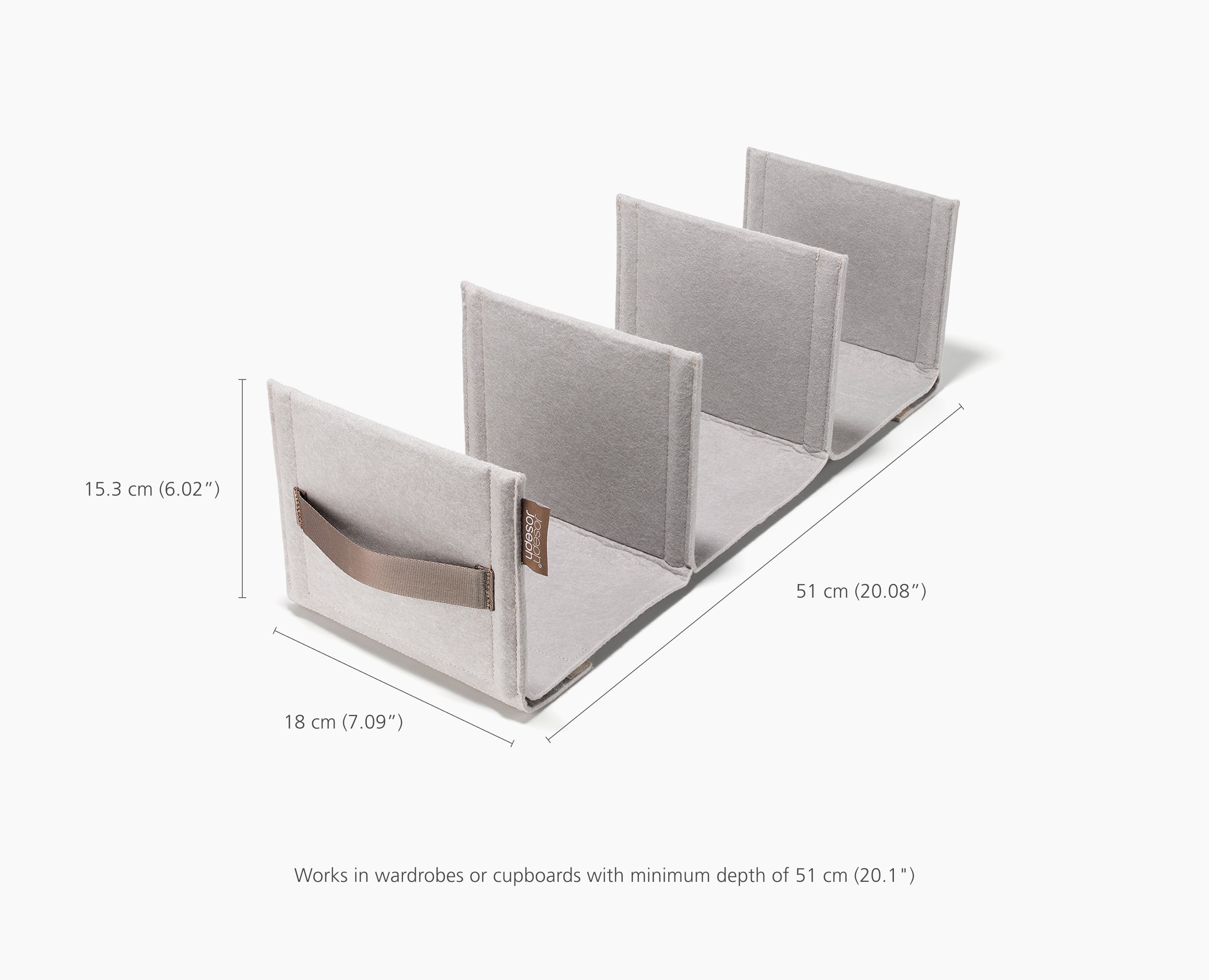 Orderly™ Ecru Wardrobe Handbag Storage Organiser