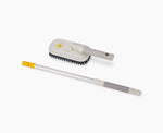 CleanTech™ 2-in-1 Tile Scrubber Tool with Extension Pole